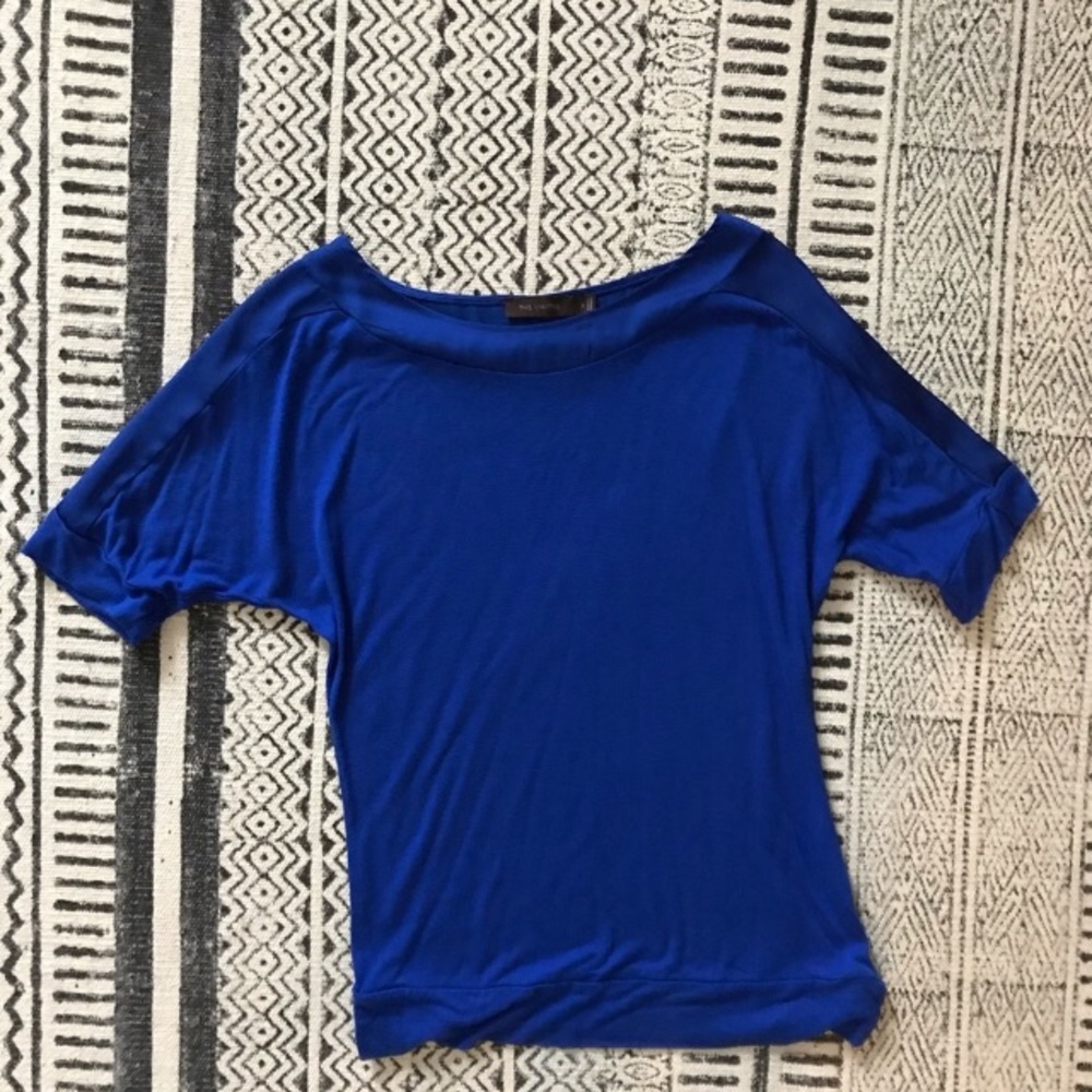 Royal Blue 3/4 Dolman Sleeve Top - The Limited